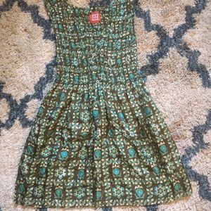 Free people silk smock dress!